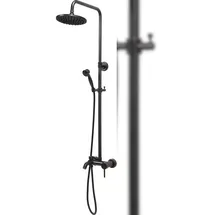 Fala Duschsäule, Duschpaneele Retro Black 2, Duschsystem