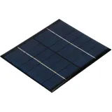 Uadme Mini Solarzellen, 13 x 11,5cm Mikro Mini Solarpanel Zellen Sonnenkollektor 6V 2,5W Polykristalline Solarmodule Portable Cell System zum Laden von Batterien