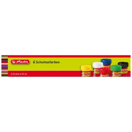 Herlitz 6 Farben a 25 ml