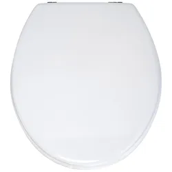 WC-Sitz WENKO "Prima", weiß, MDF - Mitteldichte Holzfaserplatte, WC-Sitze