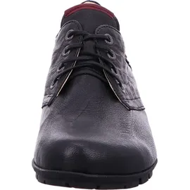 THINK! MENSCHA chromfrei gegerbte nachhaltige Halbschuhe, SCHWARZ/KOMBI 0000