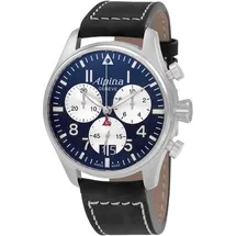 Alpina Startimer Pilot AL-372NS4S6 Edelstahl 44 mm AL-372NS4S6