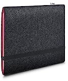 Stilbag Filzhülle für Apple iPad Mini (2021) (6th Generation) | Etui Tasche aus Merino Wollfilz | Kollekion Finn - Farbe: anthrazit/pink | Tablet Schutzhülle Made in Germany