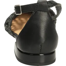 Gioseppo Leskovic Ballerinas aus Leder, Blau, mit Schnürung für Damen, Schwarz, 41 EU