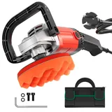 Wiltec Auto Poliermaschine Schleifmaschine 1200W bis 3000 U/min, Poliergerät mit 6 Stufen, mit Tasche und Zubehör, Tellerschleifer, Rotationsschleifer