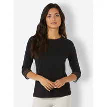 Creation L Premium Lyocell-Shirt Schwarz 40