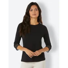 Creation L Premium Lyocell-Shirt Schwarz 40