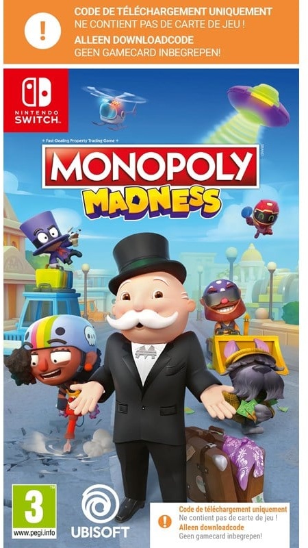 Monopoly Madness (Code in a Box) - Nintendo Switch - Unterhaltung - PEGI 3