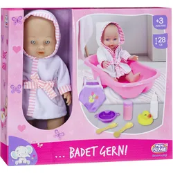 Müller - Toy Place - Baby...badet gern, 28 cm