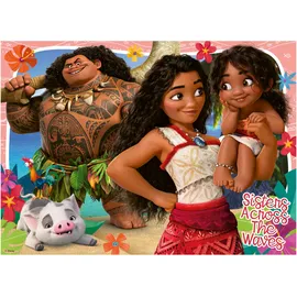Ravensburger Kinderpuzzle 4x100 Teile - Disney Vaiana 2 - Abenteuer in Ozeanien