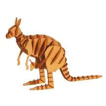 Fridolin 11623 3D-Papiermodell - Känguruh