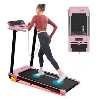 RCB CITYSPORTS Laufband WP9, Klappbares Laufband bis 12 km/ h APP walking pad - schwarz
