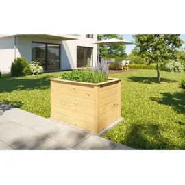 Weka Hochbeet Modular 98 x 69 x 69 cm Beige