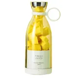 Smoothie-Maker 350ml Mini-Mixer, frischer Saft, kleiner Mixer mit USB, wiederaufladbarer Mini-Fruchtsaft, wiederaufladbarer persönlicher Mixer, Sm...