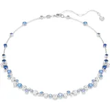Constella Halskette, Verschiedene Schliffe, Blau, Rhodiniert | OS