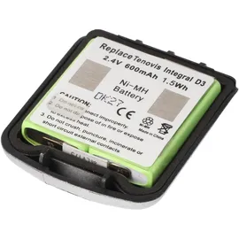 AccuCell Akku passend für Tenovis Integral D3 Mobile mit Gehäuse