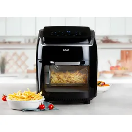 DOMO collection Heißluftfritteuse Mini Backofen 10L schwarz
