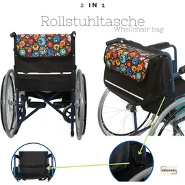 Seniori Rollator/Rollstuhl Tasche schwarz