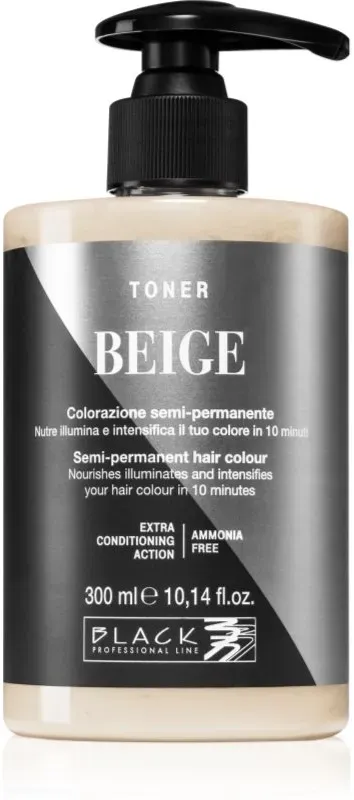 Black Professional Line Toner Toner für natürliche Farbtöne Beige 300 ml