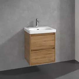 Villeroy & Boch Waschtischunterschrank 2 Auszüge 52,2 x 59,6 x 42,4 cm Kansas Oak