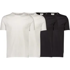 Lindbergh T-Shirt Relaxed Fit schwarz/weiß M
