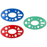 RHEITA Mengenlehre Schablone Gr. 14,0 x 8,0 x 0,2cm Farbe: blau