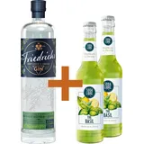 Friedrichs Gin Bartenders Choice 0,7l 40% Vol. + 2x Soda Libre The Basil 0,33l