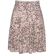 VIVANCE Jerseyrock Miniröcke Blumendruck Rosa/Weiß 38