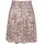 VIVANCE Jerseyrock Miniröcke Blumendruck Rosa/Weiß 38
