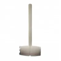 Testrut Fleischklopfer Holz mit Metallkappen