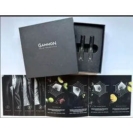 Gammon 5 x GAMMON Black Notes Parfum Explorer-Set (4x2 ml), Herrenduft Parfum Duftset Probierset mit 20% Duftölanteil