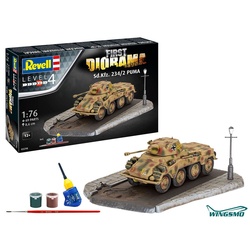 Revell Militär First Diorama Set Sonder KfZ 234/2 Puma 03298