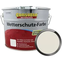Consolan Wetterschutz-Farbe 10 l weiß