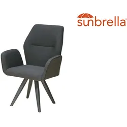 CLEMENTO Walton Dining Sessel Aluminium Sunbrella - Anthrazite