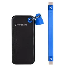Verbatim Pocket SSD 1 TB USB-C 3,2 schwarz/blau 32191