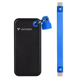 Verbatim Pocket SSD 1 TB USB-C 3,2 schwarz/blau 32191
