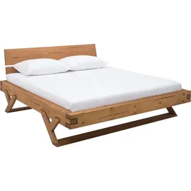 SalesFever Balkenbett 140 x 200 cm Beige