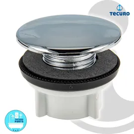 tecuro Hahnlochstopfen Deckrosette Ø 42 mm Edelstahl/Sichtplatte