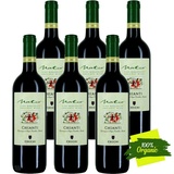 6 x Cecchi Natio Chianti DOCG Bio Vegan Rotw Italy 13,5%vol 75cl IT-BIO-009