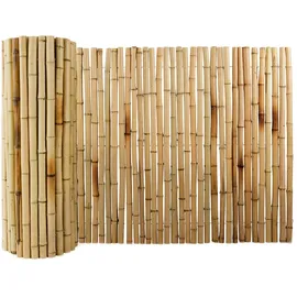 casa pura Sichtschutzelement 100 x 250 cm Natur Bambus