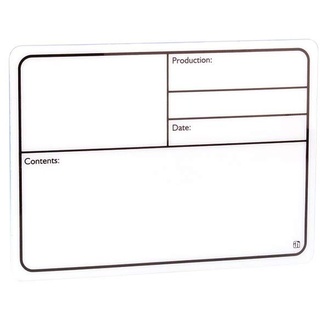 Adam Hall Hardware Tour Label, selbstklebend weiß 177 x 127 mm