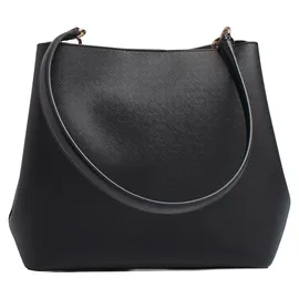 Michael Kors Pratt Medium Schultertasche Baumwolle/Synthetik Black
