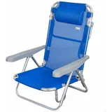 Aktive 62608 Strandstuhl Blau 5 Verstellbare Positionen