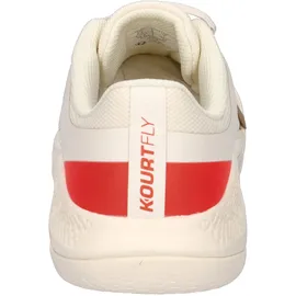 Kempa Hallen-Sport-Schuhe Kourtfly Three W in beige/fluo rot | Gr.: 7