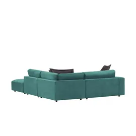 Musterring Ecksofa Lucia ¦ türkis/petrol ¦ Maße (cm): B: 300 H: 81 T: 266.0