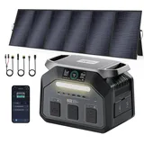 IEE P1800 Tragbare Powerstation mit 500W Solarpanel