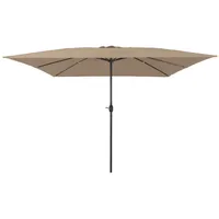 VidaXL Sonnenschirm Quadratisch295x245 cm Taupe