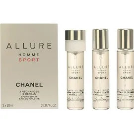 Chanel Allure Sport Eau de Toilette Nachfüllung 3 x 20 ml