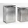 Proregal Mülltonnenbox 136,5 x 85 x 77 cm silber