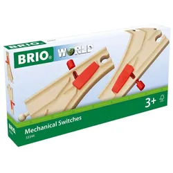 BRIO Spiel Mechanisches Weichenpaar (L1/M1)
